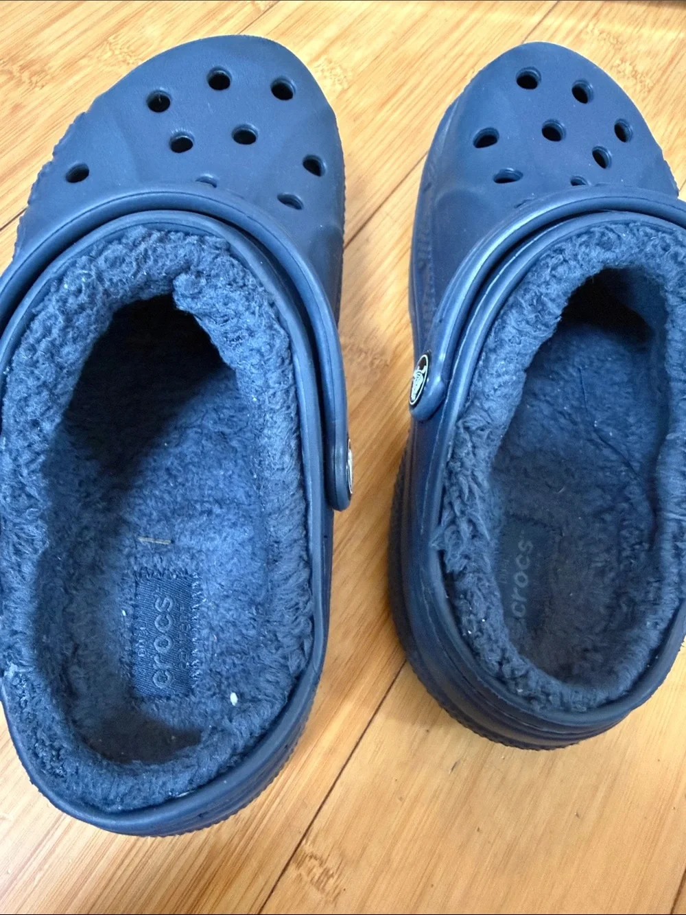 Crocs Kids Lined Clog - Navy Blue J1